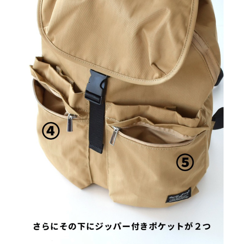 #LH-F1761 : LegatoLargo 10 Pockets PC Backpack กันละอองน้ำ