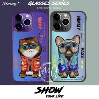 Nimmy เคสงานปัก 3 มิติ ไล่ระดับสี งานสวย รุ่นไอโฟน14ซีรีย์