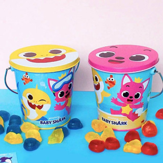 🇰🇷Limited Edition Bucket พร้อมเยลลี่จากน้ำผลไม้ลายการ์ตูน Pinkfong BabyShark