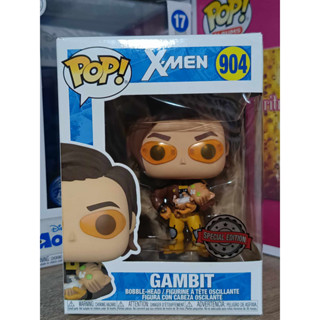 Funko Pop! : X-Men - Gambit with Cat [ กล่องสินค้า - 7/10 ]