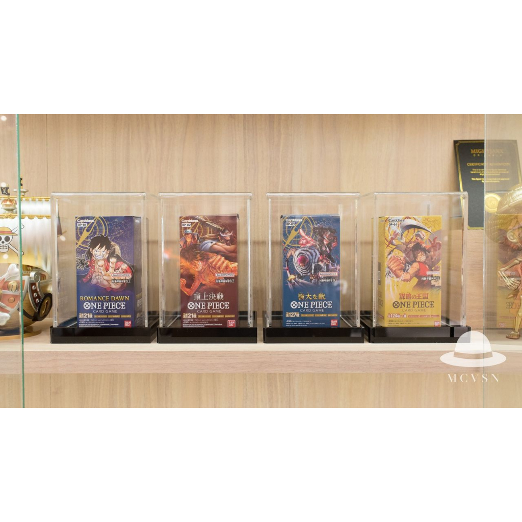 Premium Acrylic Showcase for Booster One Piece Card Game (OP01 / OP02 / OP03 / OP04 / OP05)