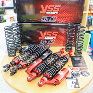 YSS G-TX เป็นรุ่นใหม่ล่าสุดจาก YSS SUSPENSION  ํFORZA300-350 G-TX มีสีแดงและดำ ราคา10900