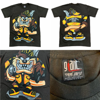 เสื้อยืดTasmanian Devil การ์ตูน ลูนีย์ทูนส์การ์ตูนส์ (Looney Tunes Cartoons) M/L/XL