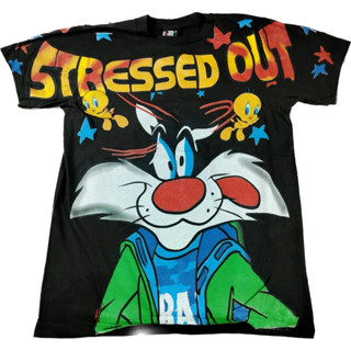 เสื้อยืดOVP ลูนีย์ทูนส์การ์ตูนส์ (Looney Tunes Cartoons)