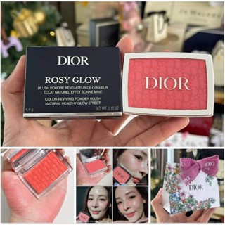 แท้ 💯,%บลัชดิออร์ตัวดังของแบรนด์ออกเฉดสีใหม่มา กรี้ดมาก สีสวยกว่าเดิมไปอีก ✨Dior Backstage Rosy Glow Blushสี 015