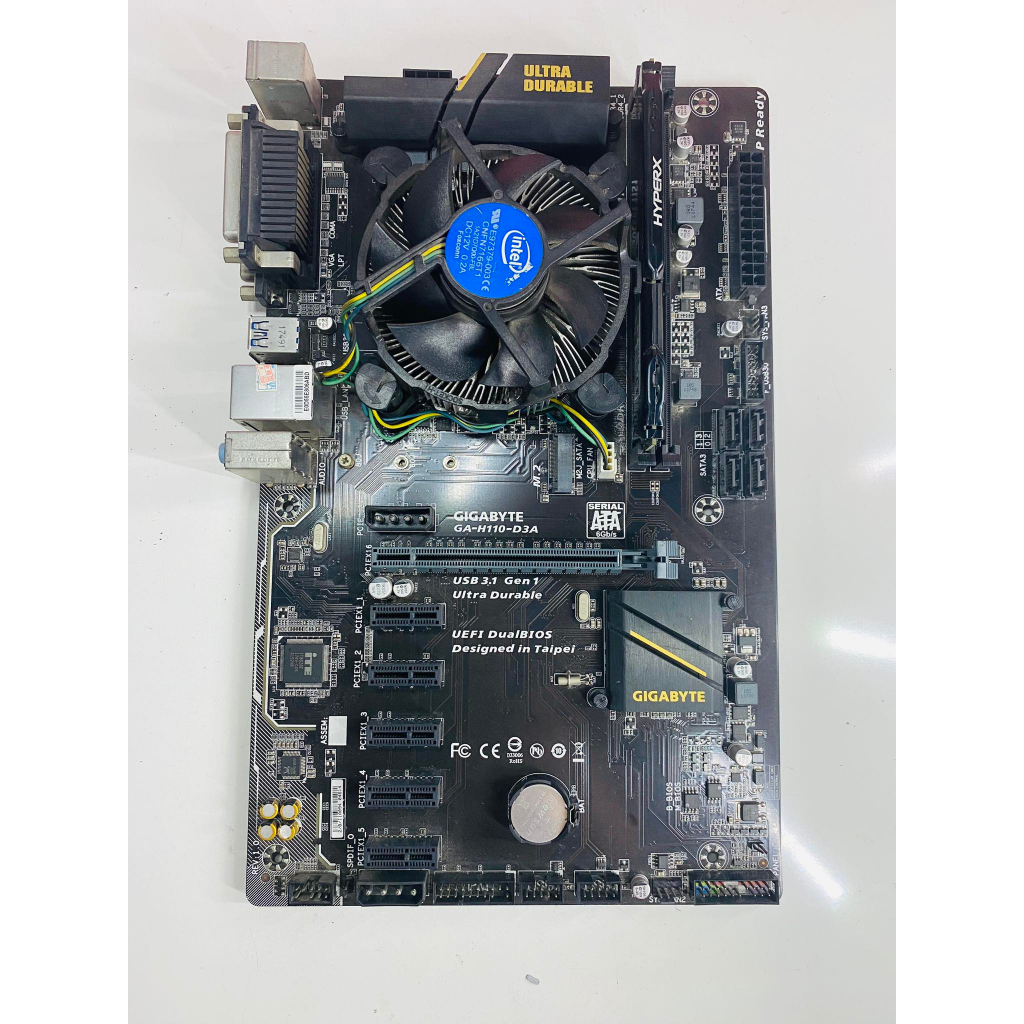 ขายชุดเมนบอร์ดซีพียูแรมมือสอง I5-6400/H110/RAM 4GB BUS2133