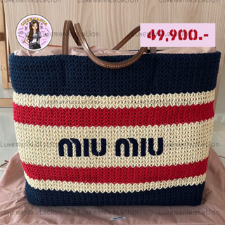 👜: New!! MiuMiu Tote Bag‼️ก่อนกดสั่งรบกวนทักมาเช็คสต๊อคก่อนนะคะ‼️