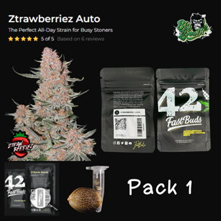 เมล็ดกัญชา Ztrawberriez Auto - Fastbuds แพ็ค1เมล็ด