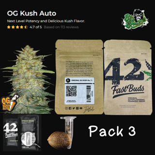 เมล็ดกัญชา Original OG Kush (Auto) - Fastbuds แพ็ค3เมล็ด