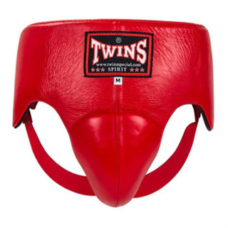 Twins Special Steel cup groin protector APL1 Red ( Medium ) Muay Thai MMA K1 กระจับนักมวย ทวินส์ สเปเชี่ยล สีเเดง