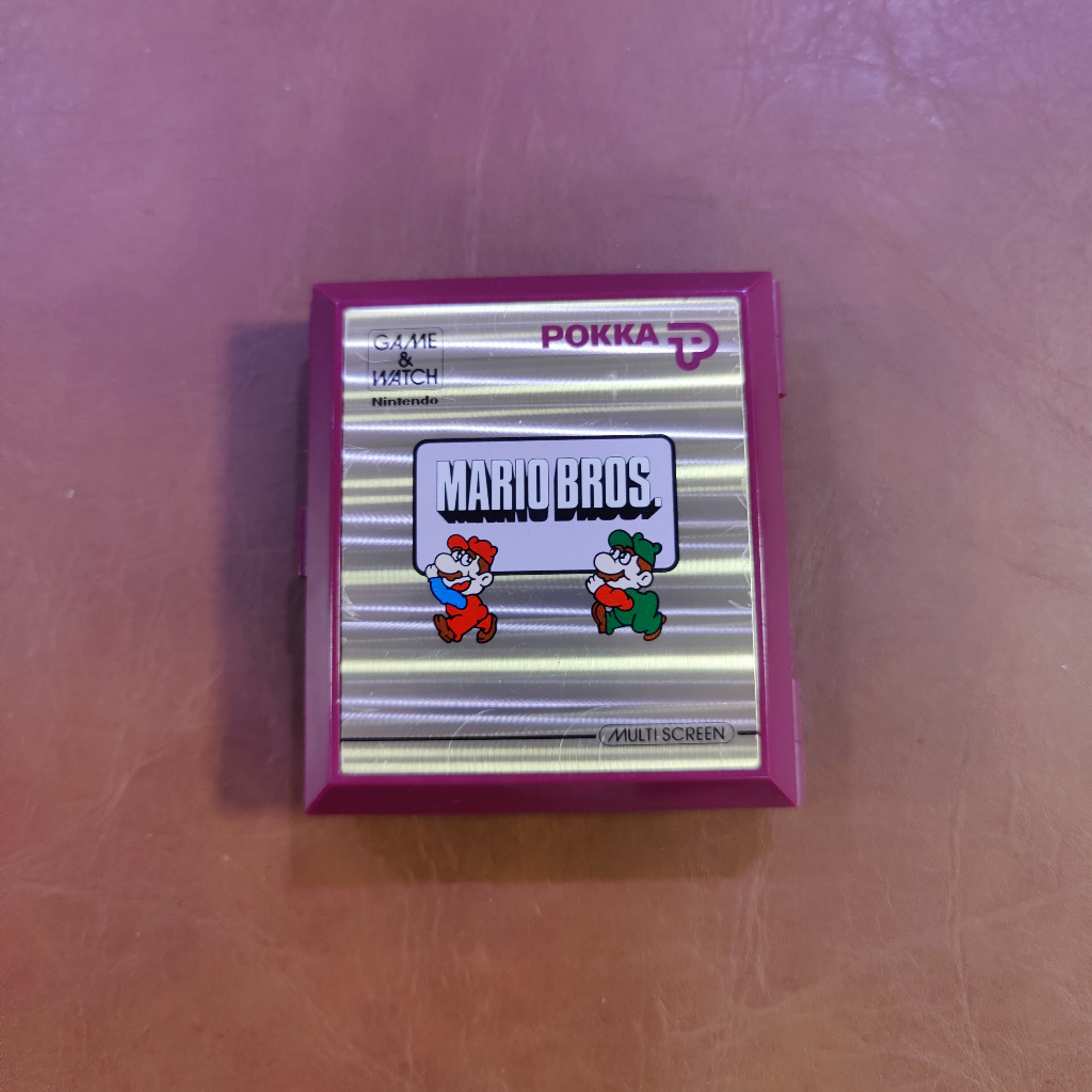 เกมกด Nintendo Game and Watch Mario Bros Multi Screen (POKKA Limited Edition). เกมกดมาริโอ้ (1983)