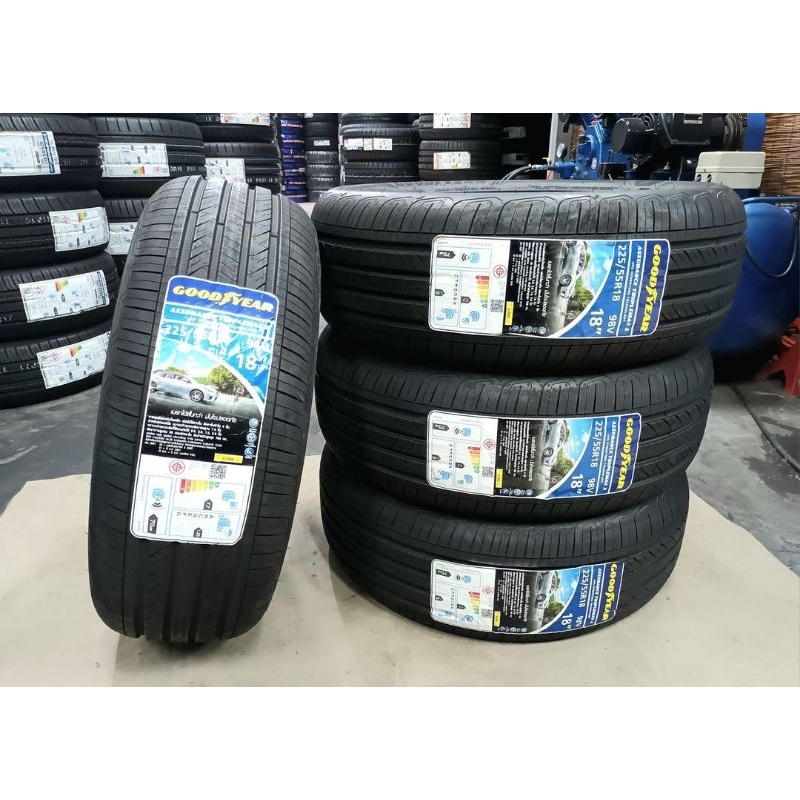 ยางใหม่ค้างปี 225/55R18 Goodyear Assurance Triplemax2 ผลิตปลายปี 2021 ประกันบวม 2 ปี  จัดส่งฟรีมีเก็