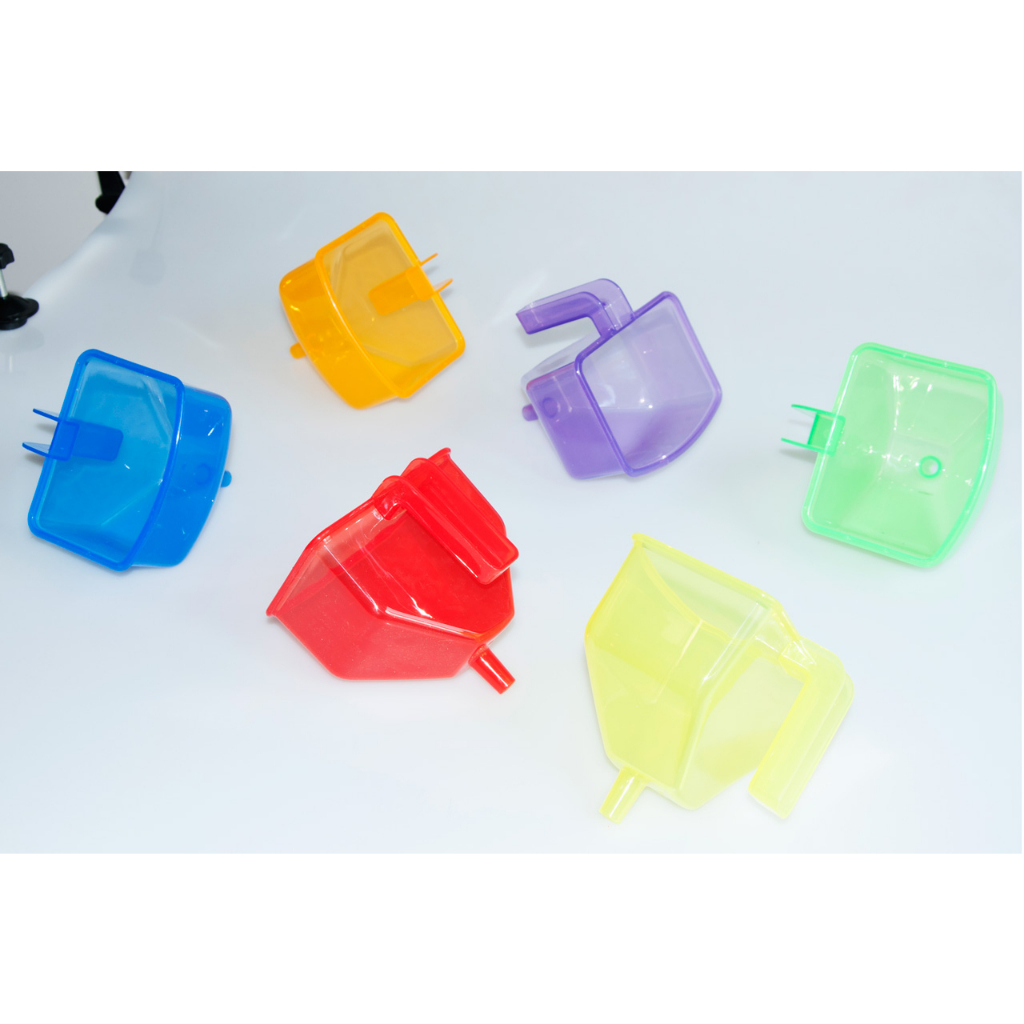 [อายุ 3+] กรวยโปร่งแสง 6 ชิ้น (Translucent Funnels with Handle Set of 6)
