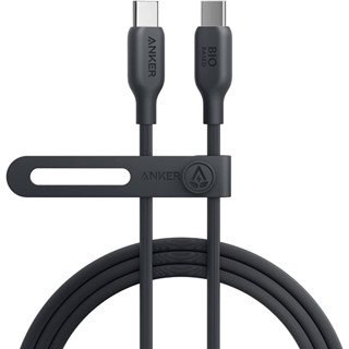 ANKER 544 USB-C to USB-C Cable (Bio-Based 6ft) 180cm Black รุ่น AK394 (CEC-001305)