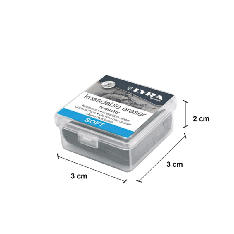 LYRA ยางลบยืดได้  L2091467 ยางลบที่สามารถนวด ปั้น เพื่อเปลี่ยนรูปทรง สามารถดูดซึมคาร์บอนได้ดี