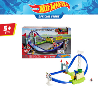 Hot Wheels Mario Kart Circuit Slam Track Set ฮอตวีล ชุดรางจำลองการแข่งรถมาริโอ้คาร์ต (HGK59 CH)