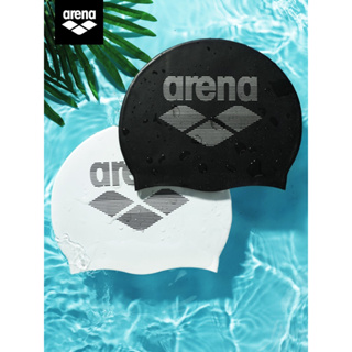 ✜Arena Arena Flag หมวกว่ายน้ำซิลิโคนกันน้ำและหมวกว่ายน้ำสำหรับบุรุษ, ผู้หญิง, ผู้ใหญ่และเด็ก IN