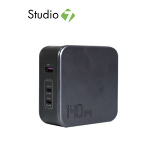 อะแดปเตอร์ Ugreen Wall USB Charger 1 USB-A / 2 USB-C (PD140W) (US) Black (90548) by Studio7