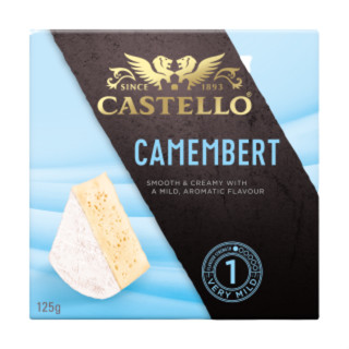 เคสเตลโล่ กามองแบร์ ชีส 125 กรัม - Camembert Cheese 125g Castello brand