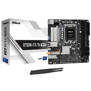 ASRock B760M-ITX/D4 WiFi DDR4 Intel ITX LGA1700 Motherboard เมนบอร์ด