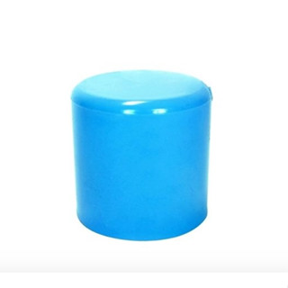 ฝาครอบ PVC (พี่วีซี) หนา ฟ้า 1/2" ,3/4" ,1"