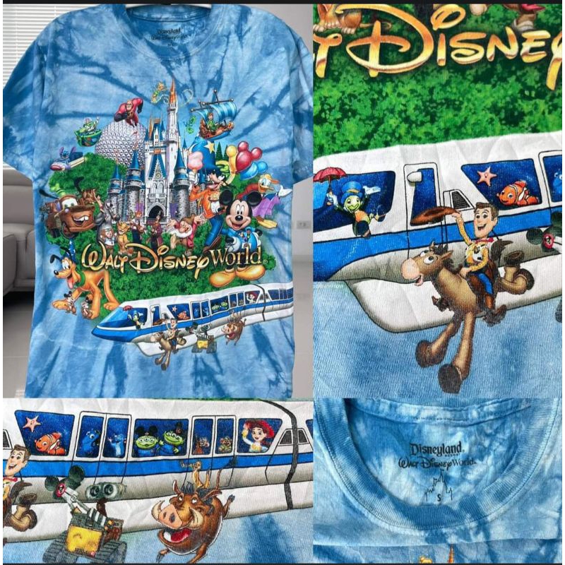 เสื้อ Disney World Tie-Dye T-shirt ส่งฟรี #มือสองงานหัว