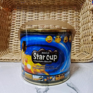 Star Cup Maoji มาโอจิคัพ ขนมบิสกิตช็อคโกแลตทูโทน ขนาด 6 กรัม x 100