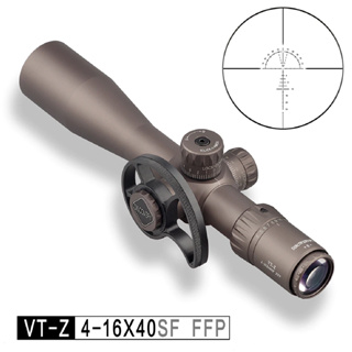 DISCOVERY VT-Z FFP 4-16x40 SFสีทองกาไฟท์ เส้นเล็งขยายตาม ยอดนิยมมาก ราคาพิเศษ แท้มีใบเซอร์ครับฟรีไฟฉายคาดหัว+ฟรีระดับน้ำ