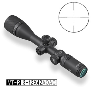 Discovery VT-R 3-12x42AOAC ปรับหลาหน้า ฟรีไฟฉายคาดหัว+ฟรีระดับน้ำตั้งกล้อง