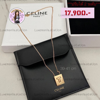 👜: New!! Celine Alphabet Necklace ‼️ก่อนกดสั่งรบกวนทักมาเช็คสต๊อคก่อนนะคะ‼️