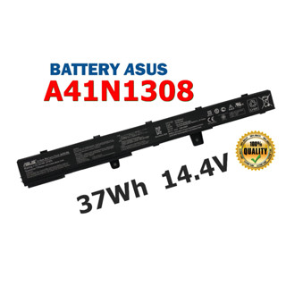 ASUS แบตเตอรี่ A41N1308 ของแท้ (สำหรับ X451C X451CA X451MA X551 K451LA  A31N1319) ASUS Battery Notebook อัสซุส