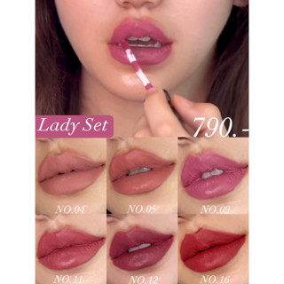 zeeda lip matte Lady set 6 colors