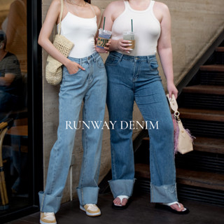 #9011 RUNWAY DENIM ยีนส์โกงความสูง