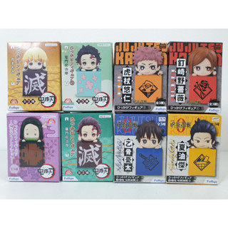 [ฟิกเกอร์แท้] [เกาะกล่อง] Hikkake Figure - Yaiba / Jujutsu - Nezuko / Tanjirou / Zenitsu / Yuuta / Yuuji / Nobara (FuRyu