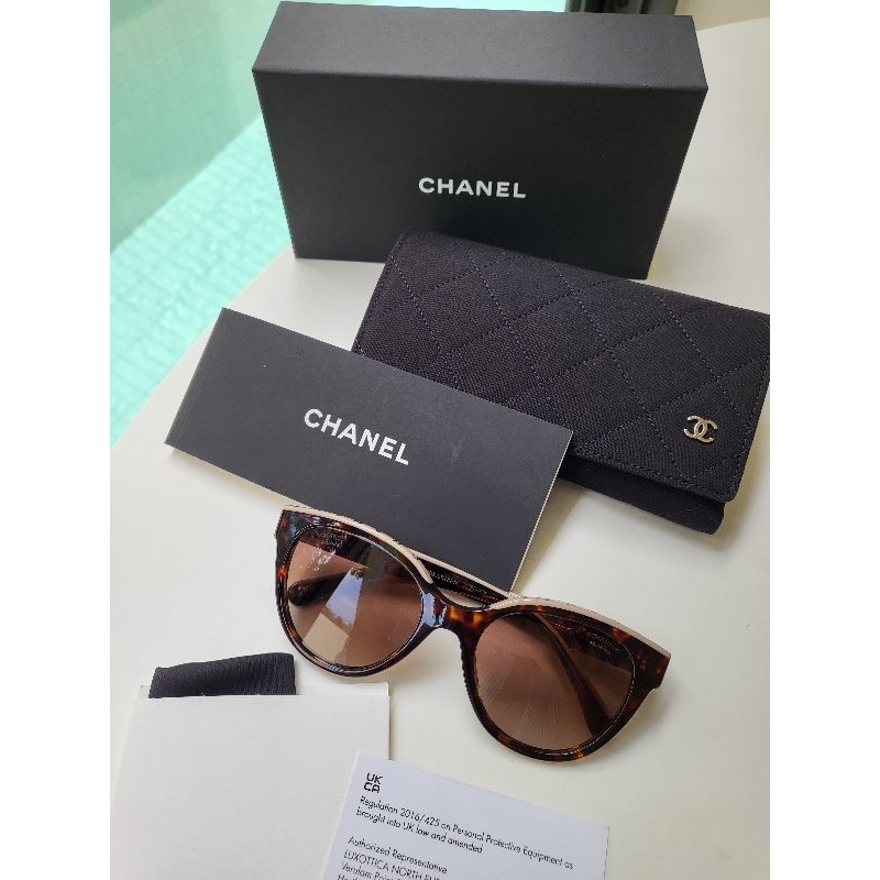 [Hawk.Lens]แว่นตากันแดด CHANEL 5414 Sunglasses ของแท้เท่านั้น! AUTHENTHIC ONLY พร้อมประกัน อุปกรณ์คร