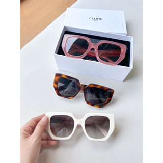 Celine Triomphe Cat Eye Over-sized CL40239F กรอบ Acetate ของแท้มาพร้อมประกัน 1 ปี