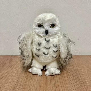 ตุ๊กนกเค้าแมวหิมะ นกเค้าหิมะ (Snowy owl) ตุ๊กตานกฮูกสีขาว ฮูกขาว ฮูก  ตุ๊กตานกฮูกเหมือนจริงสีขาว ตุ๊กตานกฮูก Male Snowy