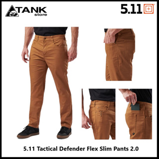 5.11 Tactical Defender Flex Slim Pants 2.0 74547 กางเกงขายาวกึ่งแทคติคอล ทรงสลิมฟิต กระเป๋า 7 ช่อง เบา ทนทานงานหนัก สวมสบาย สำหรับใช้งานประจำวัน โดย Tankstore