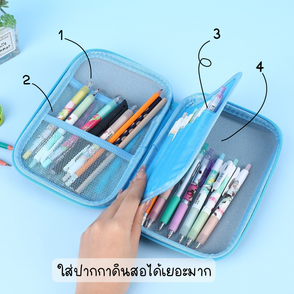 พร้อมส่งกล่องดินสอ กระเป๋าดินสอลายนูน 3D (งานเทียบ smiggle งานเทียบสมิกเกิ้ล) PC01