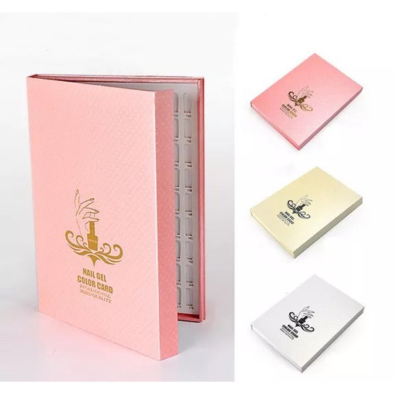 สมุดชาร์ตสี ชาร์ตสีโชว์เล็บ 120/216 เบอร์ เล่มใส่สีตัวอย่าง - รูปที่ 2