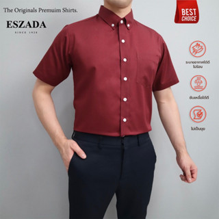 เสื้อเชิ้ตแขนสั้นคอปก ESZADA ผ้า Oxford A+(SS2)