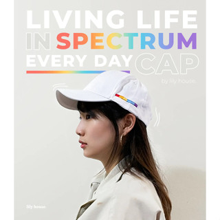 หมวก PRIDE - Living Life In Spectrum everyday cap - BLACK - LGBT