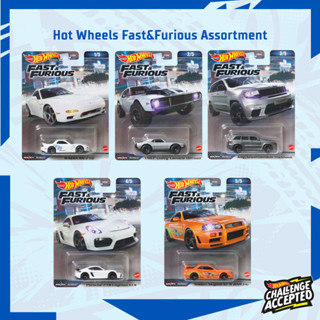 Hot Wheels Fast and Furious Assortment R34,RX7,Chevy Camaro,Jeep,Porsche