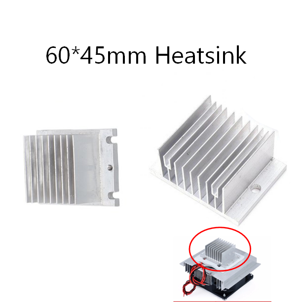 Heatsink 60x45 สำหรับ peltier thermalelectric diy ฮีตซิ้ง