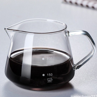 🌞เหยือกกาแฟ Coffee glass Pot 600ml/300ml เหยือกเสิร์ฟกาแฟ Coffee Server AG666