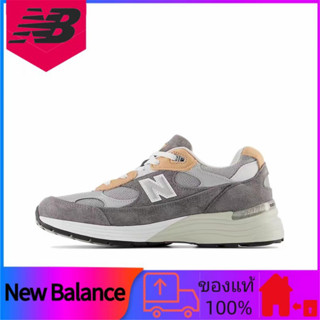 ของแท้ 100% Todd Snyder x New Balance NB 992 "10th Anniversary" ทนทาน ดูดซับแรงกระแทก ระบายอากาศได้ รองเท้าวิ่งต่ำ สีเทา