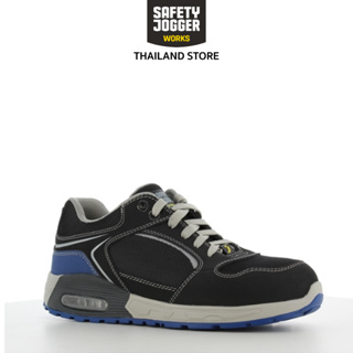 [ ลิขสิทธิ์แท้พร้อมส่ง ]  Safety Jogger รุ่น RAPTOR รองเท้าเซฟตี้หุ้มข้อ หัวคอมโพสิท สีดำ/น้ำเงิน