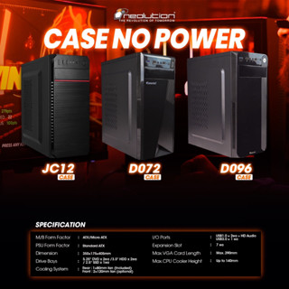 case neolution atx jc12, do72 do96 ,jc12 case no power