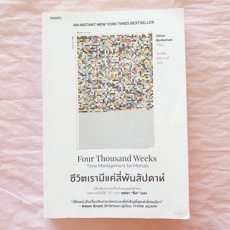 ชีวิตเรามีแค่ 4000 สัปดาห์