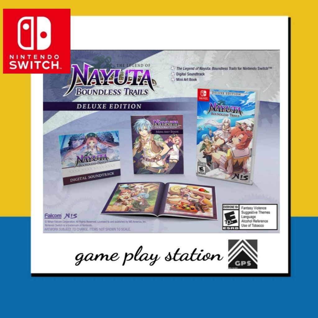 nintendo switch the legend of nayuta boundless trails deluxe edition ( english zone 1 )